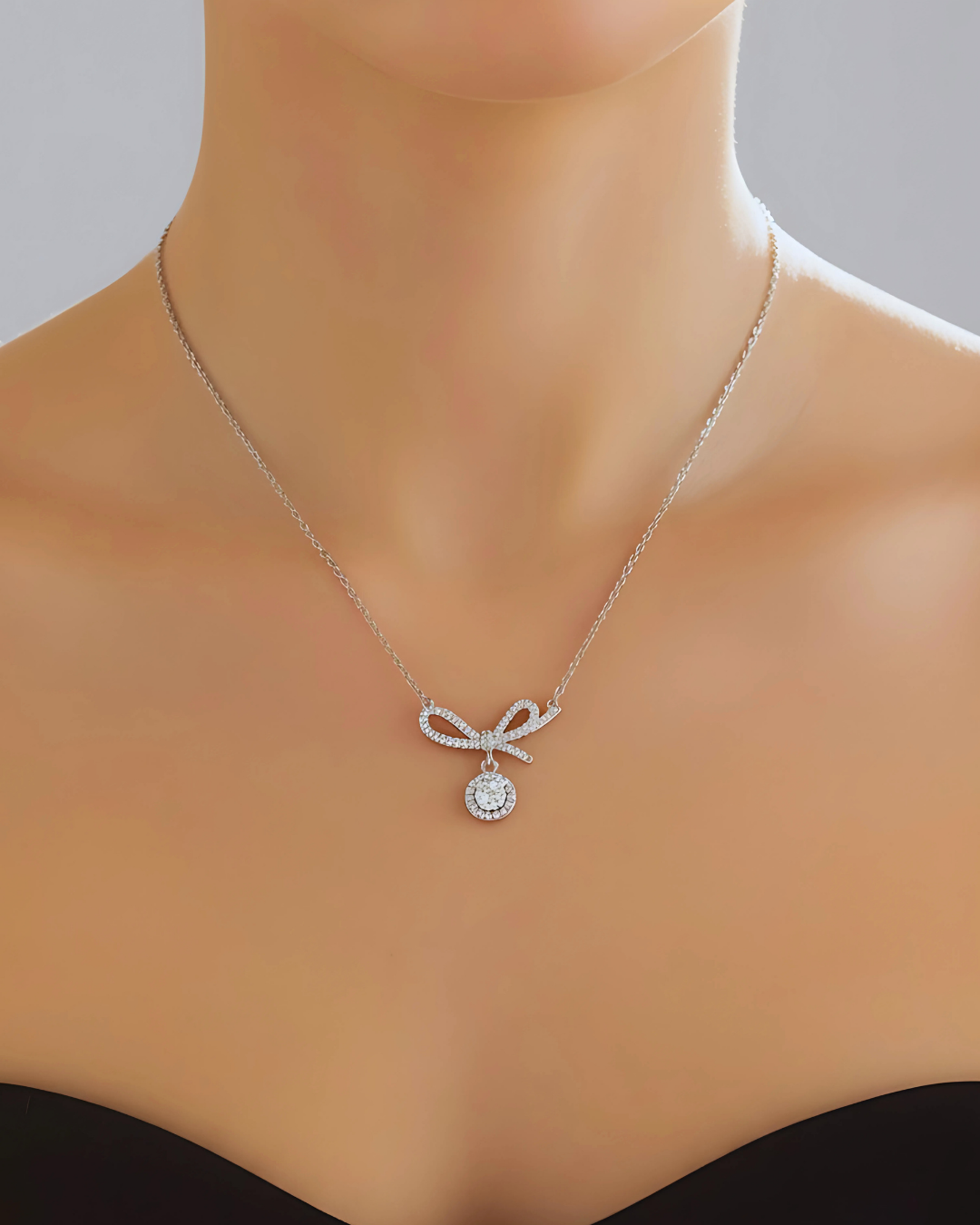 Amoura Bow Necklace