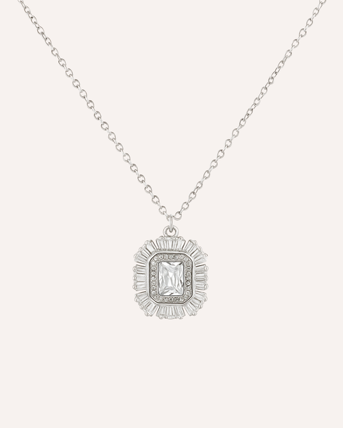 Silver Aurora Radiance Necklace