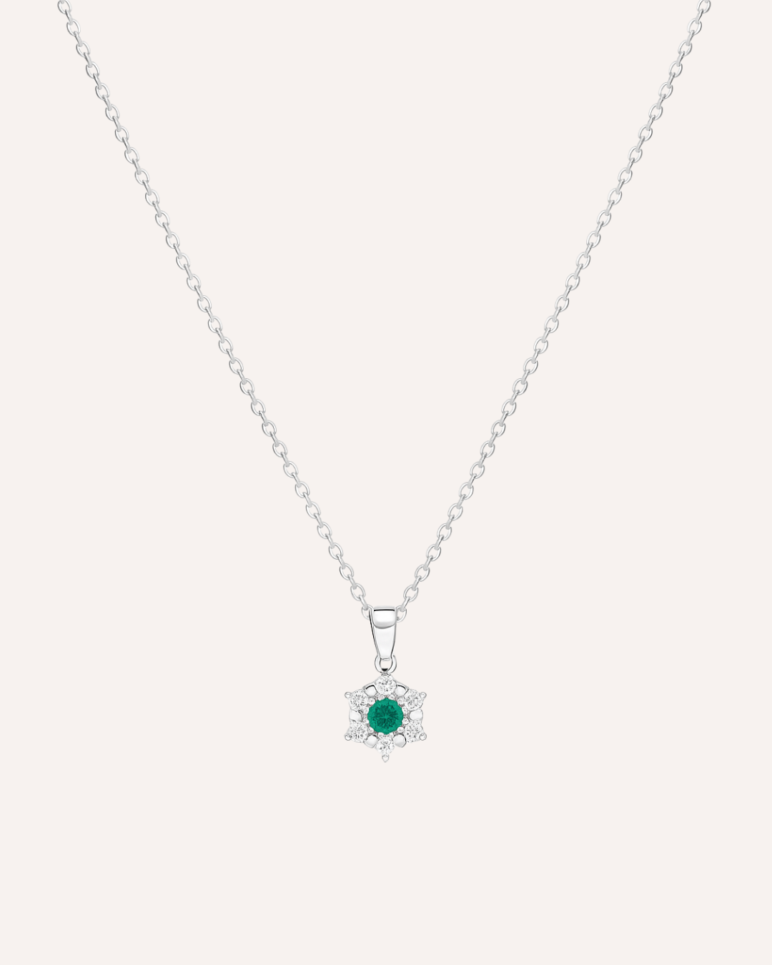 Emerald Starlight Pendant Necklace