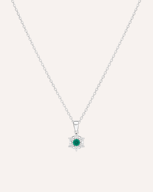 Emerald Starlight Pendant Necklace