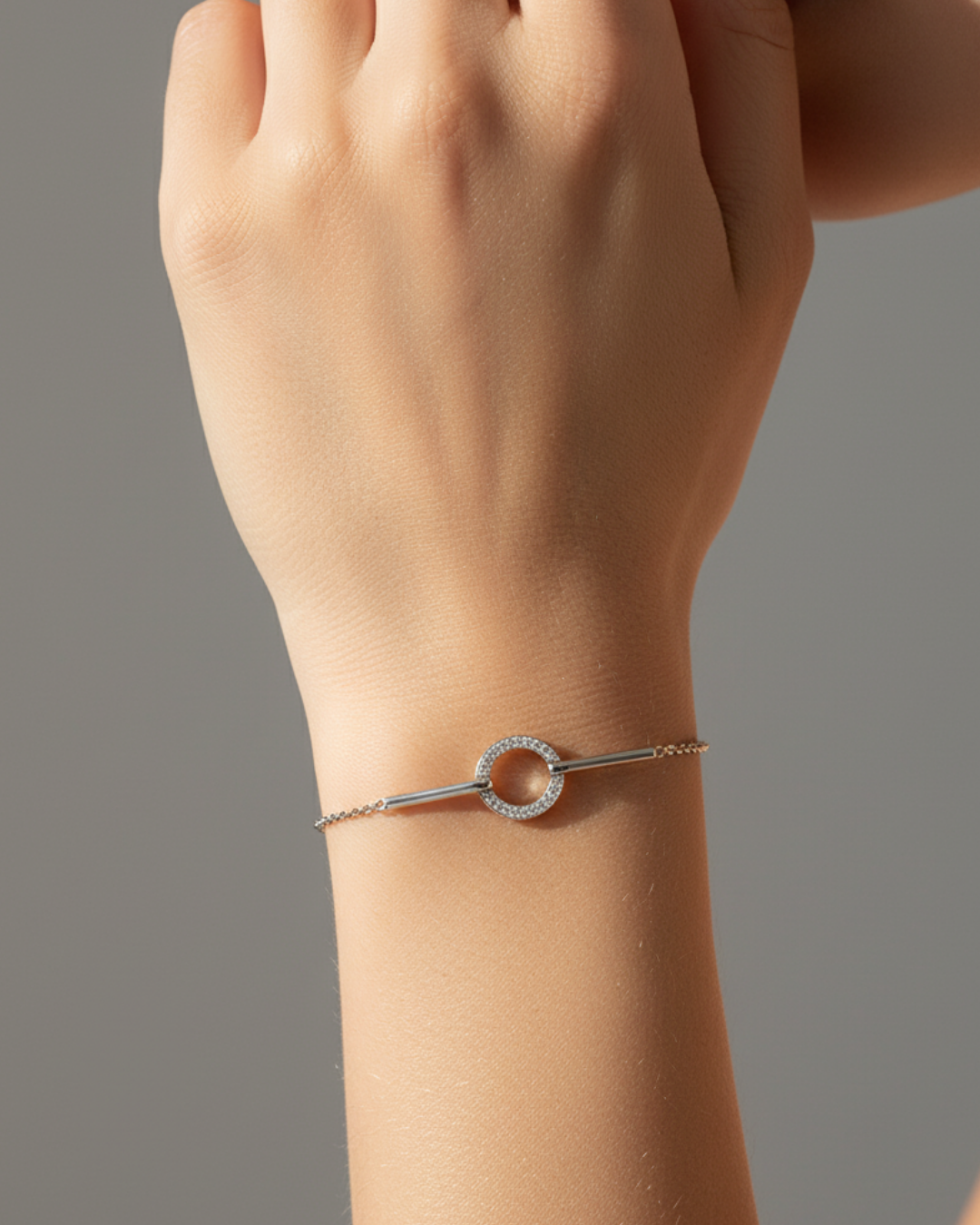 Interlocking Radiance Bracelet