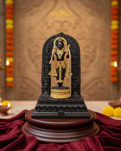 Shri Ram Lalla Idol - Gold Plated | 6.5 Inch