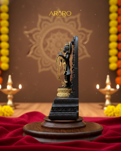 Shri Ram Lalla Idol - Gold Plated | 6.5 Inch
