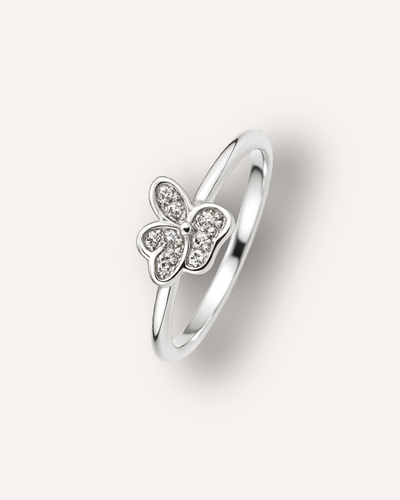 Luminous Butterfly Ring