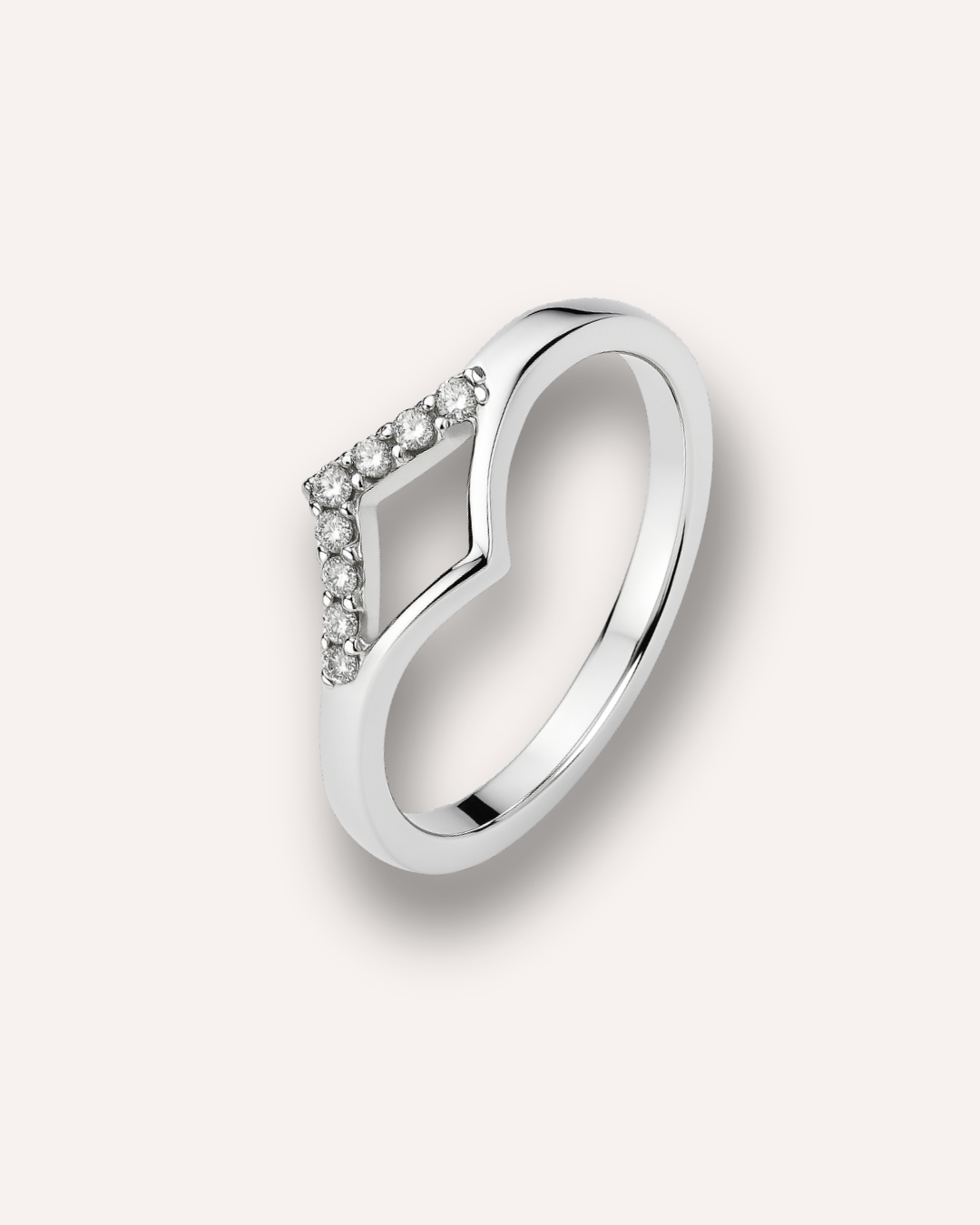 Chevron Radiance Ring