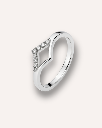 Chevron Radiance Ring