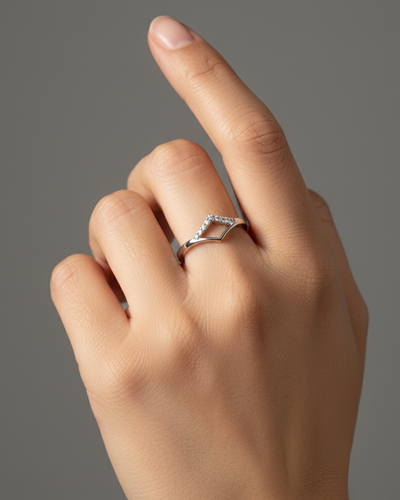 Chevron Radiance Ring