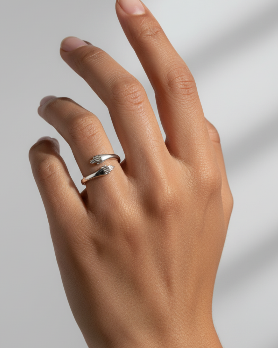 Silver Hug Ring