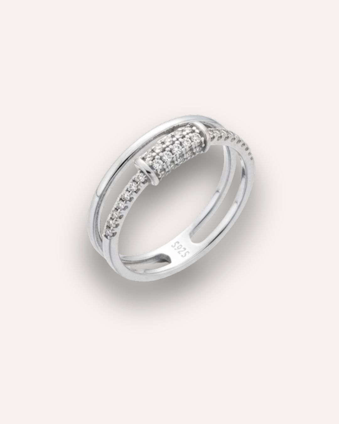 Dual Pave Ring