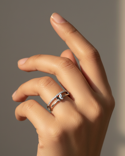 Luminous Butterfly Ring