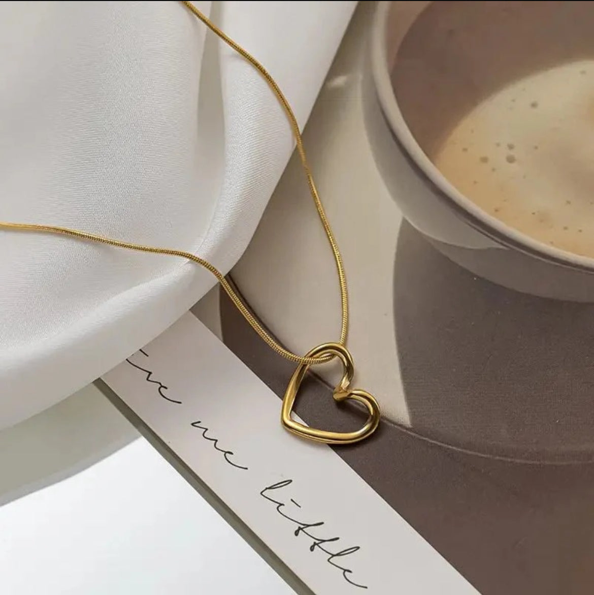 Hollow Heart Necklace