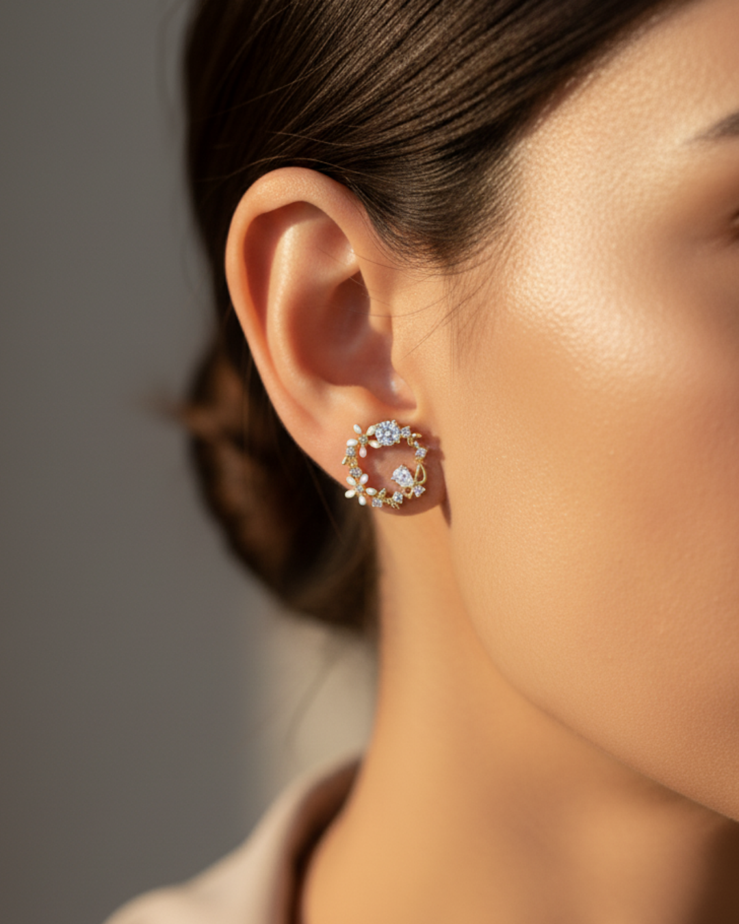 Floral Wreath Earrings