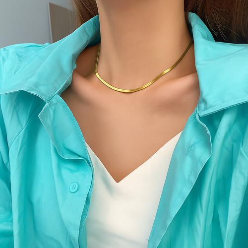 Flat Snake Necklace