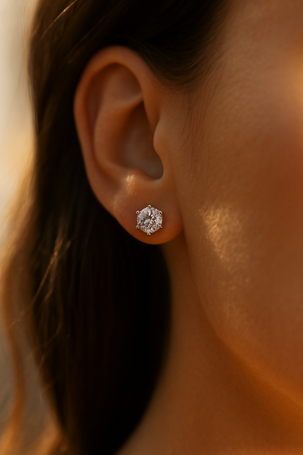 Blush Stud Earrings