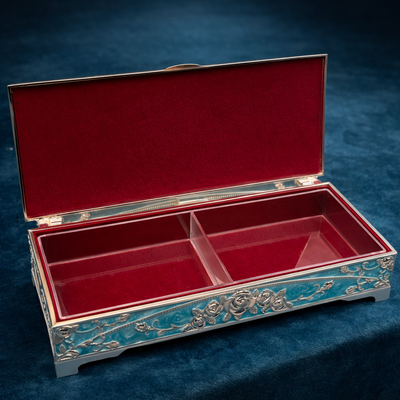 Silver Peacock Royale Box