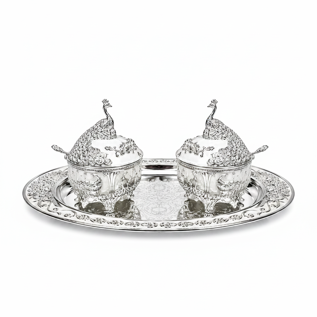 Royal Peacock Sugarpot