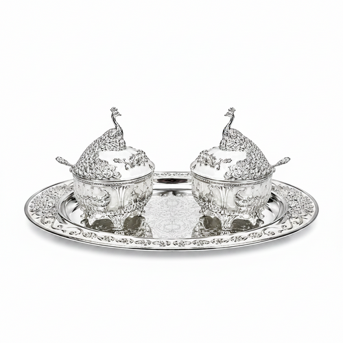 Royal Peacock Sugarpot