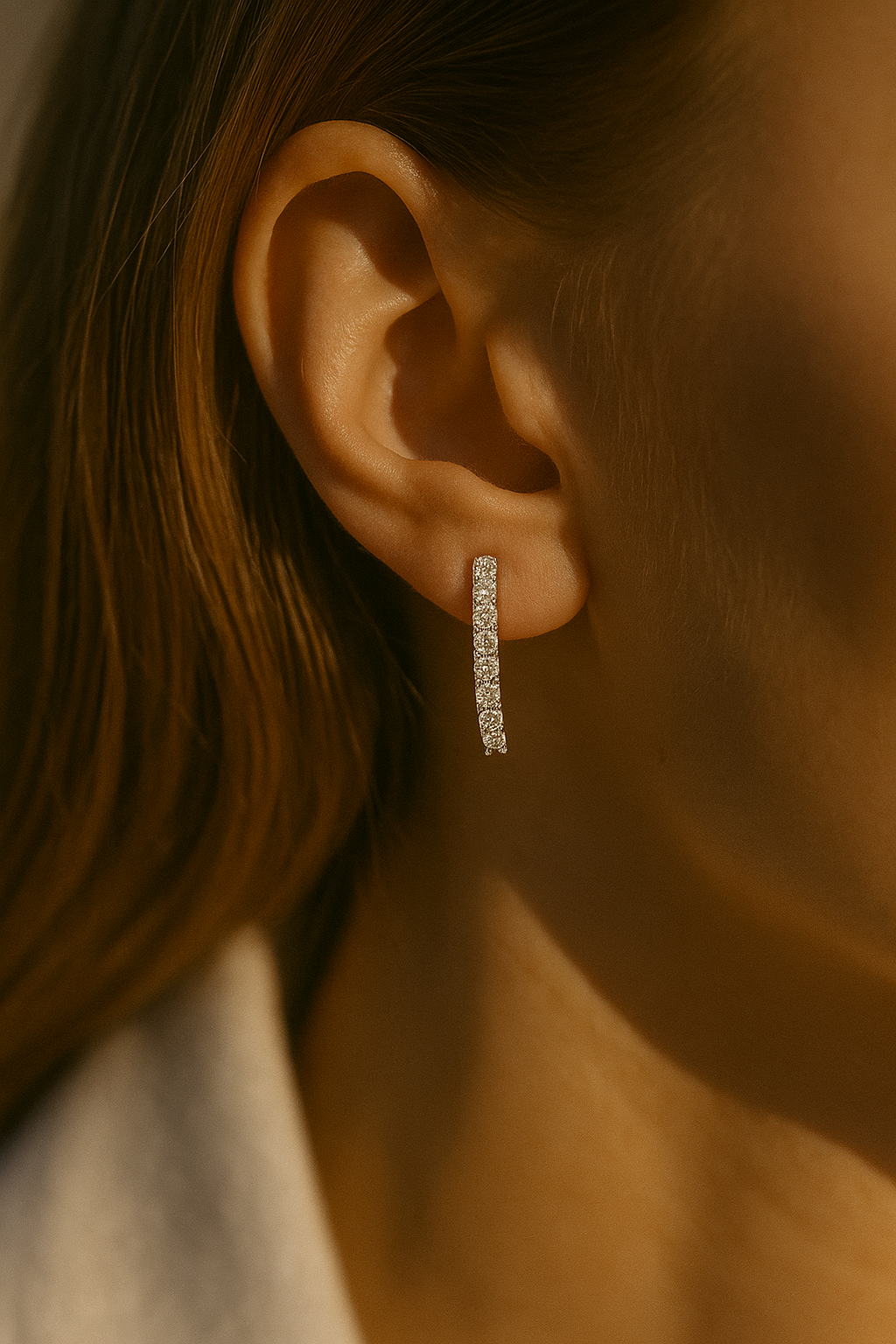 Linear Hook Earrings