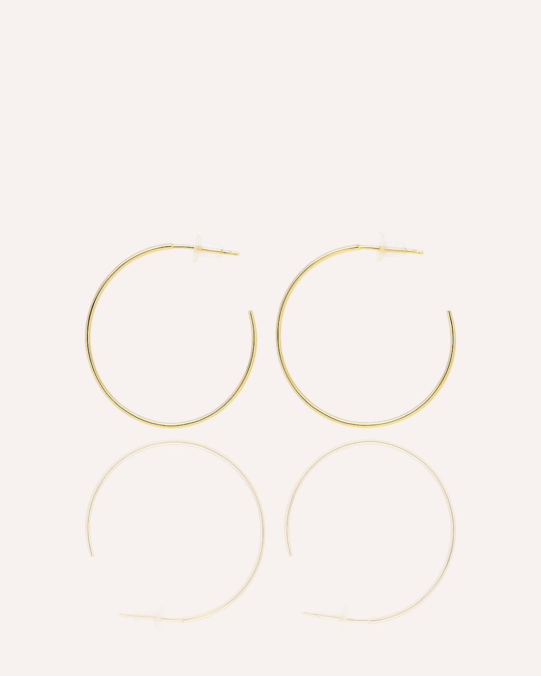 Golden Halo Hoop Earrings