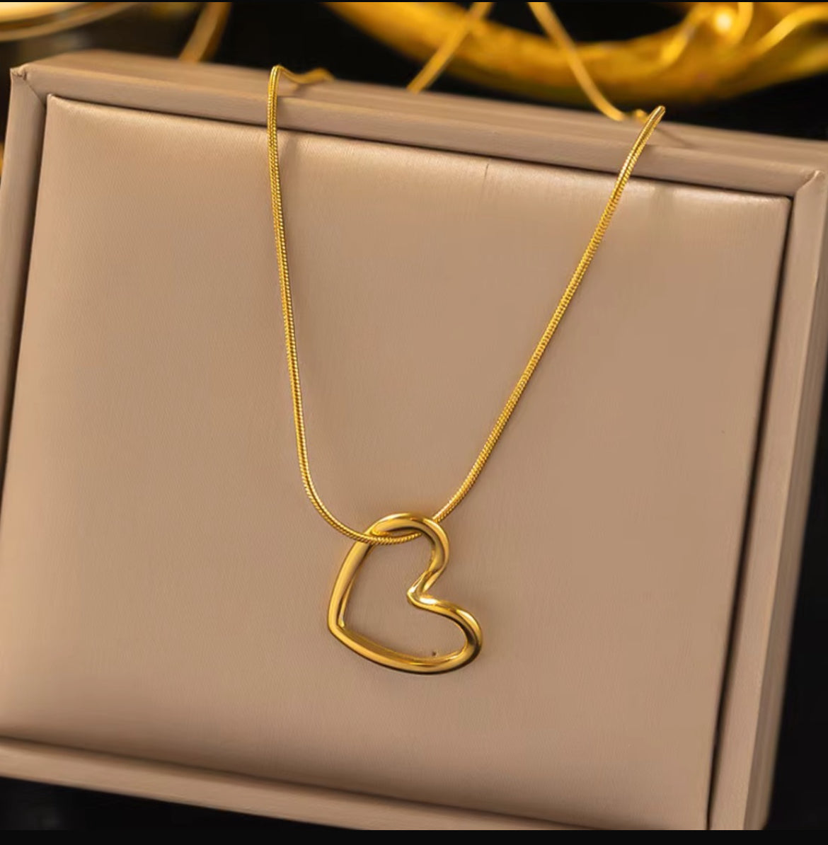 Hollow Heart Necklace