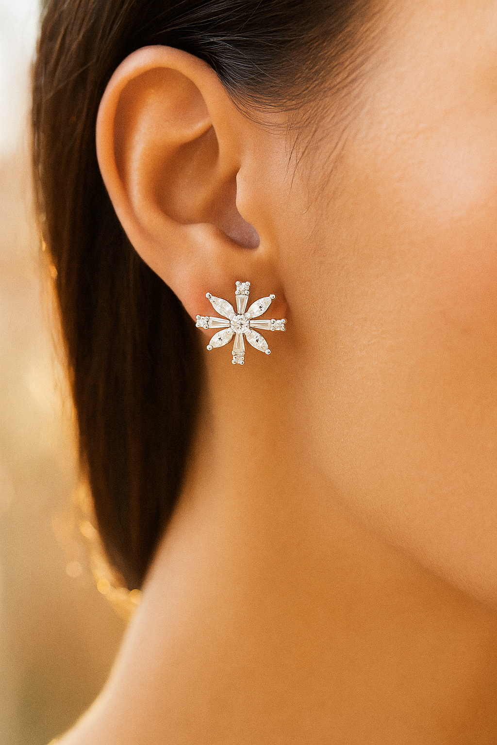 Starlight Radiance Stud Earrings