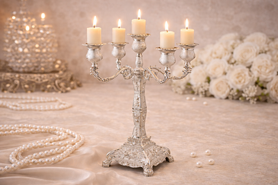 Silver Plated Candlestand