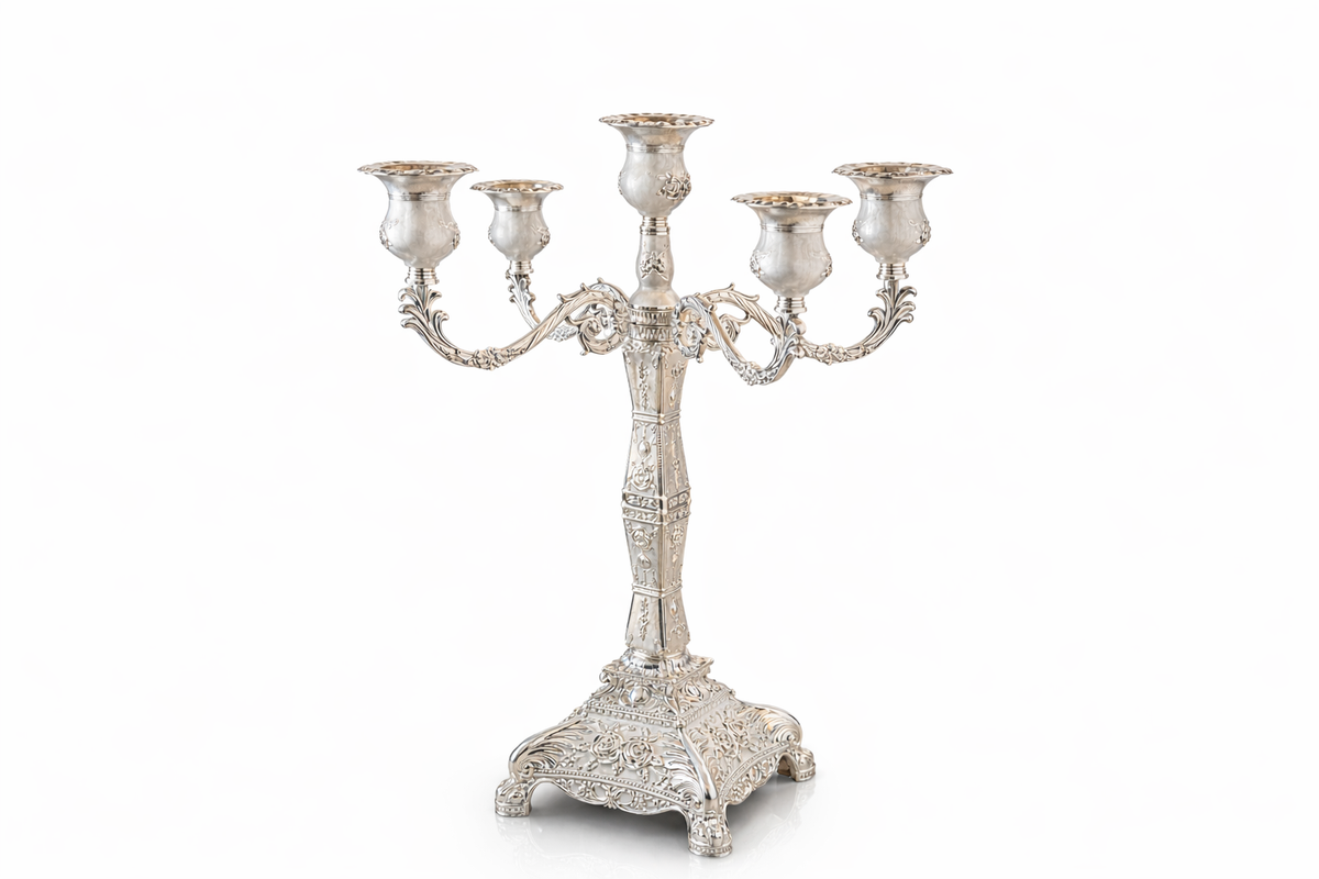 Silver Plated Candlestand