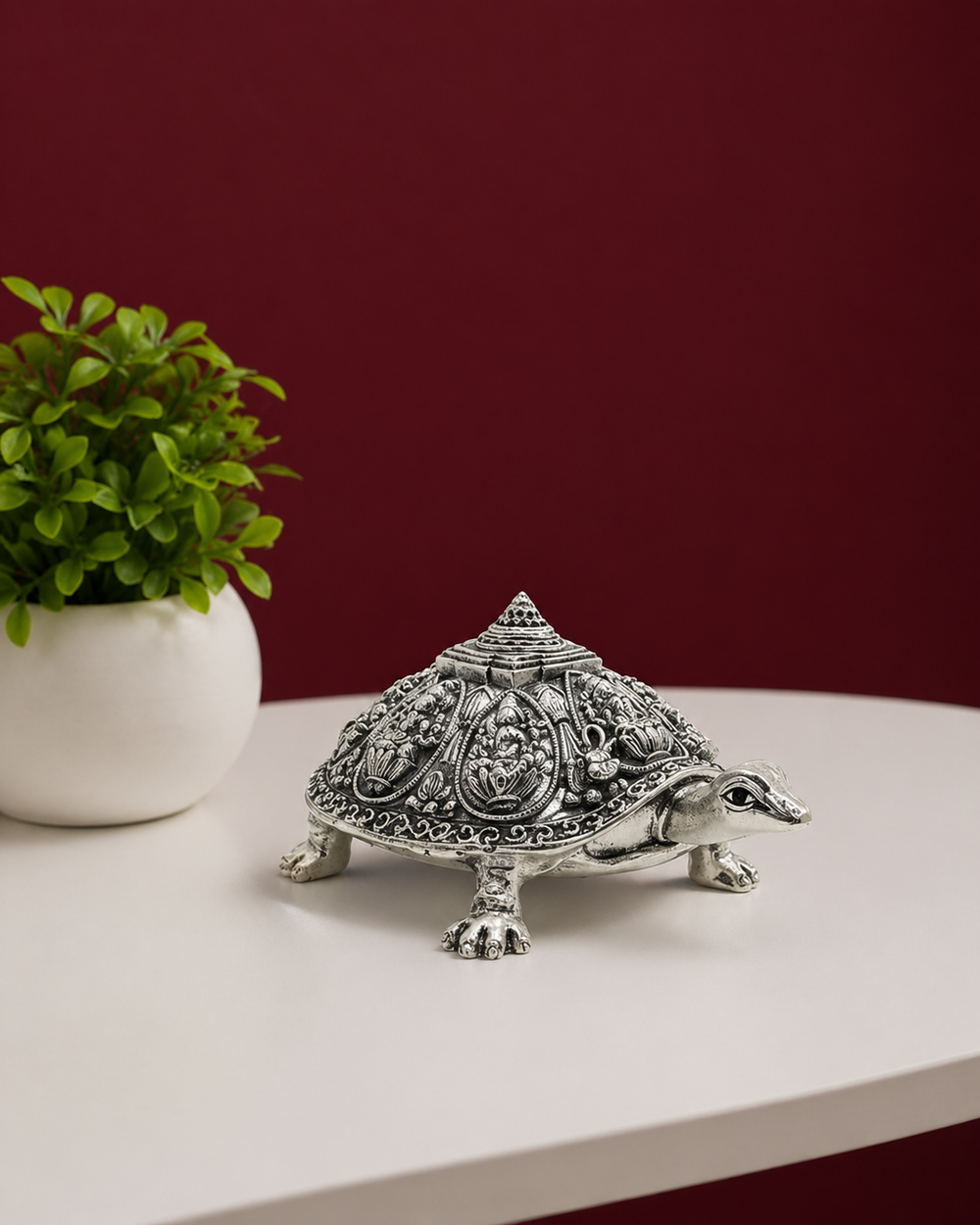 Silver Plated Ashtavinayak Tortoise